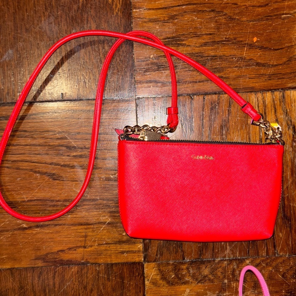 Calvin Klein Red Crossbody Bag